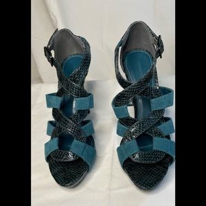 Charles & Keith crisscross platform heels